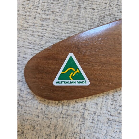 Aboriginal Art Handpainted Boomerang By Jennifer Kent Authentic Australian - Picture 5 of 6
